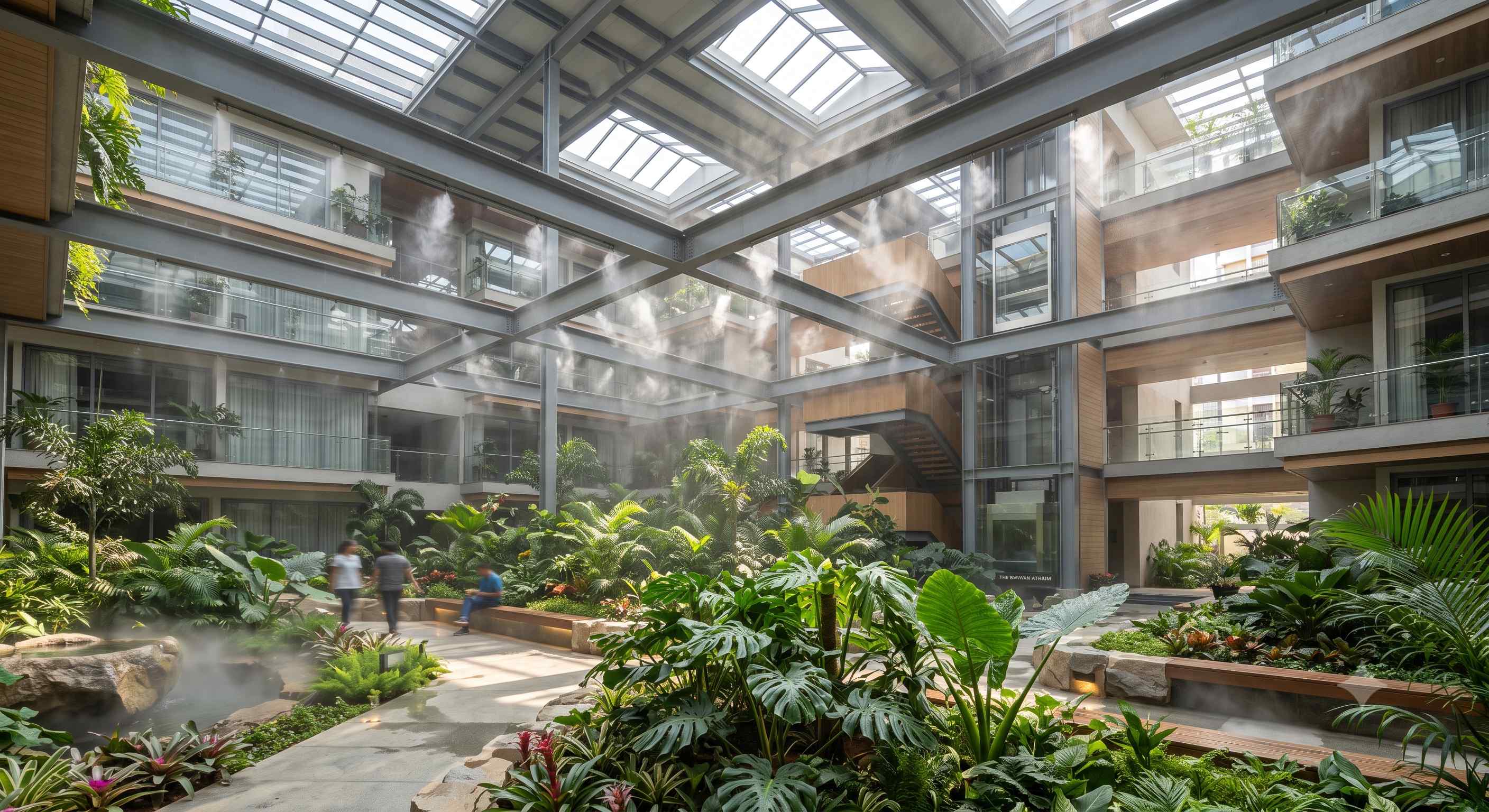 Aqualus Indoor Misting Systems for Apartment Communities in Hyderabad project